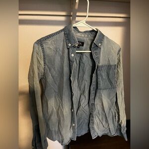 AP.C. Women’s button down denim shirt. Gently worn. Size 34 (US 2/S).